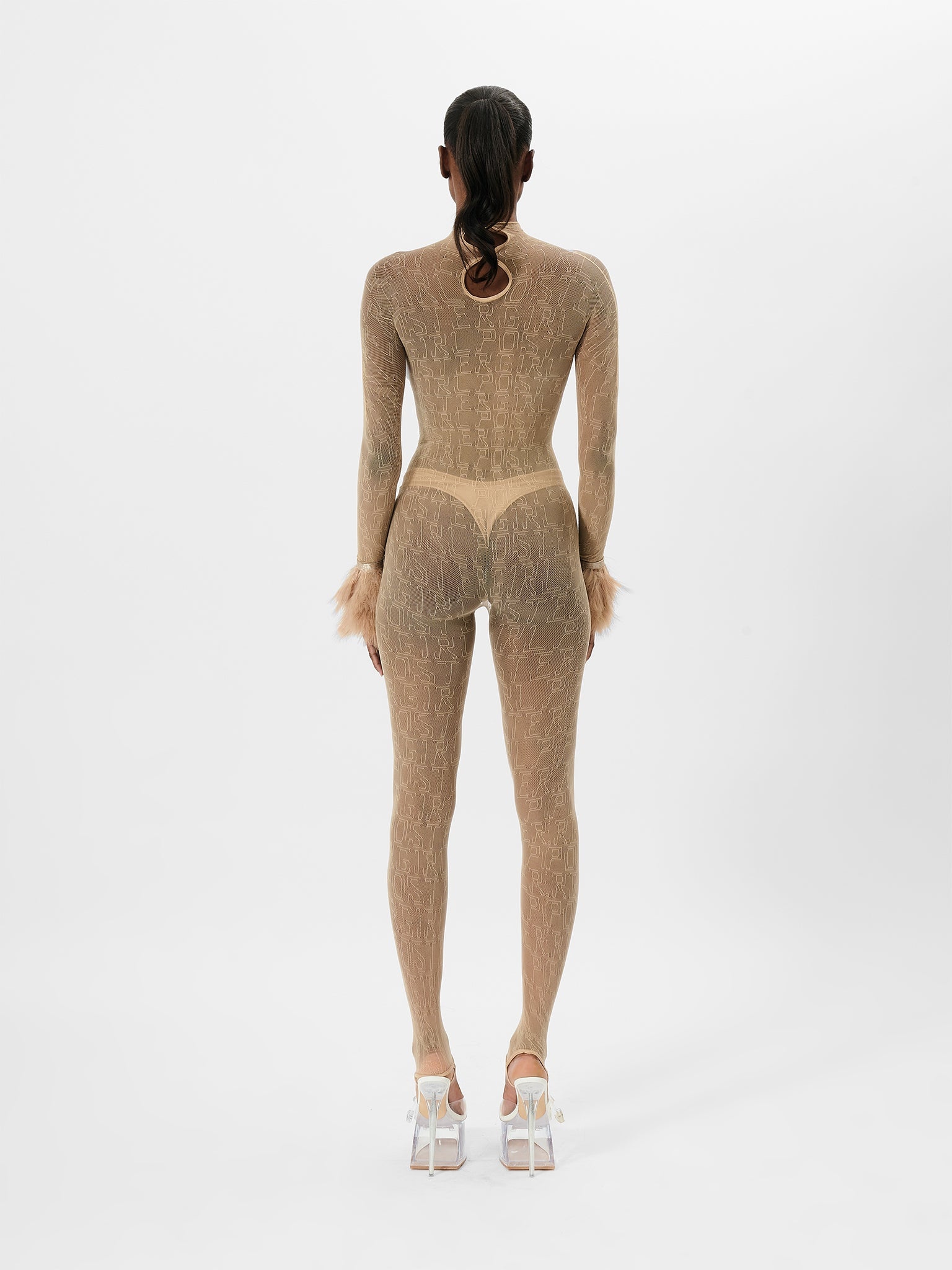 TROPHY JUMPSUIT BEIGE - 4