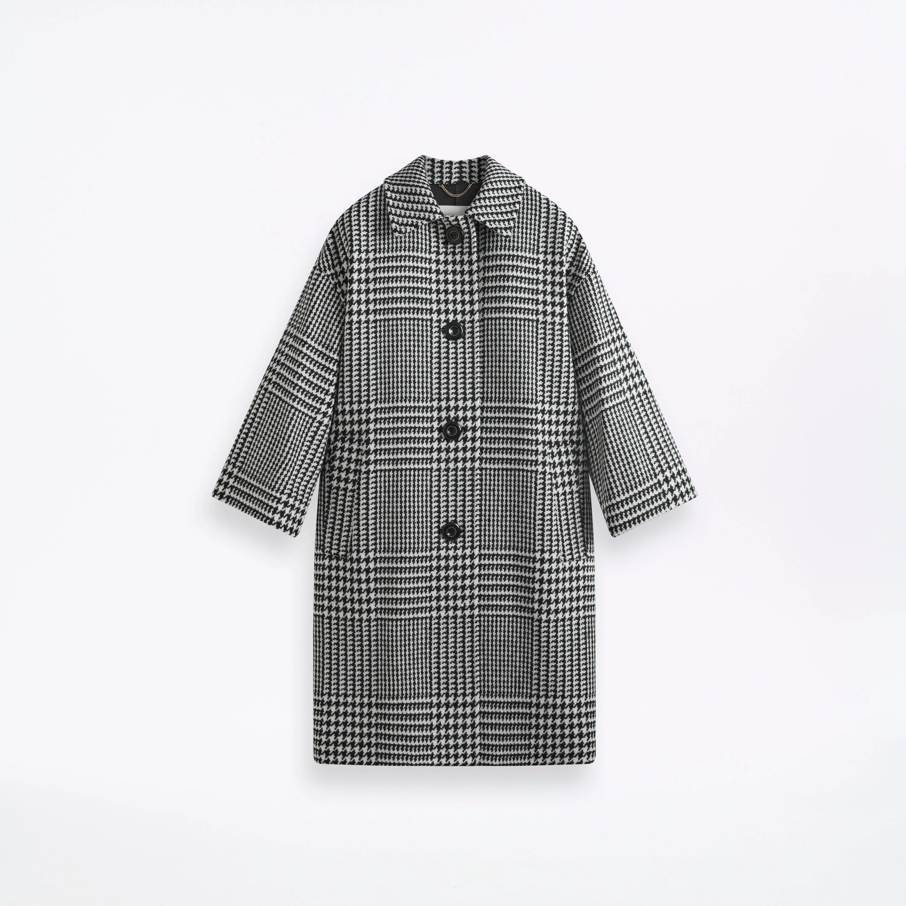 Collin Wool Cropped Sleeve Coat - 1