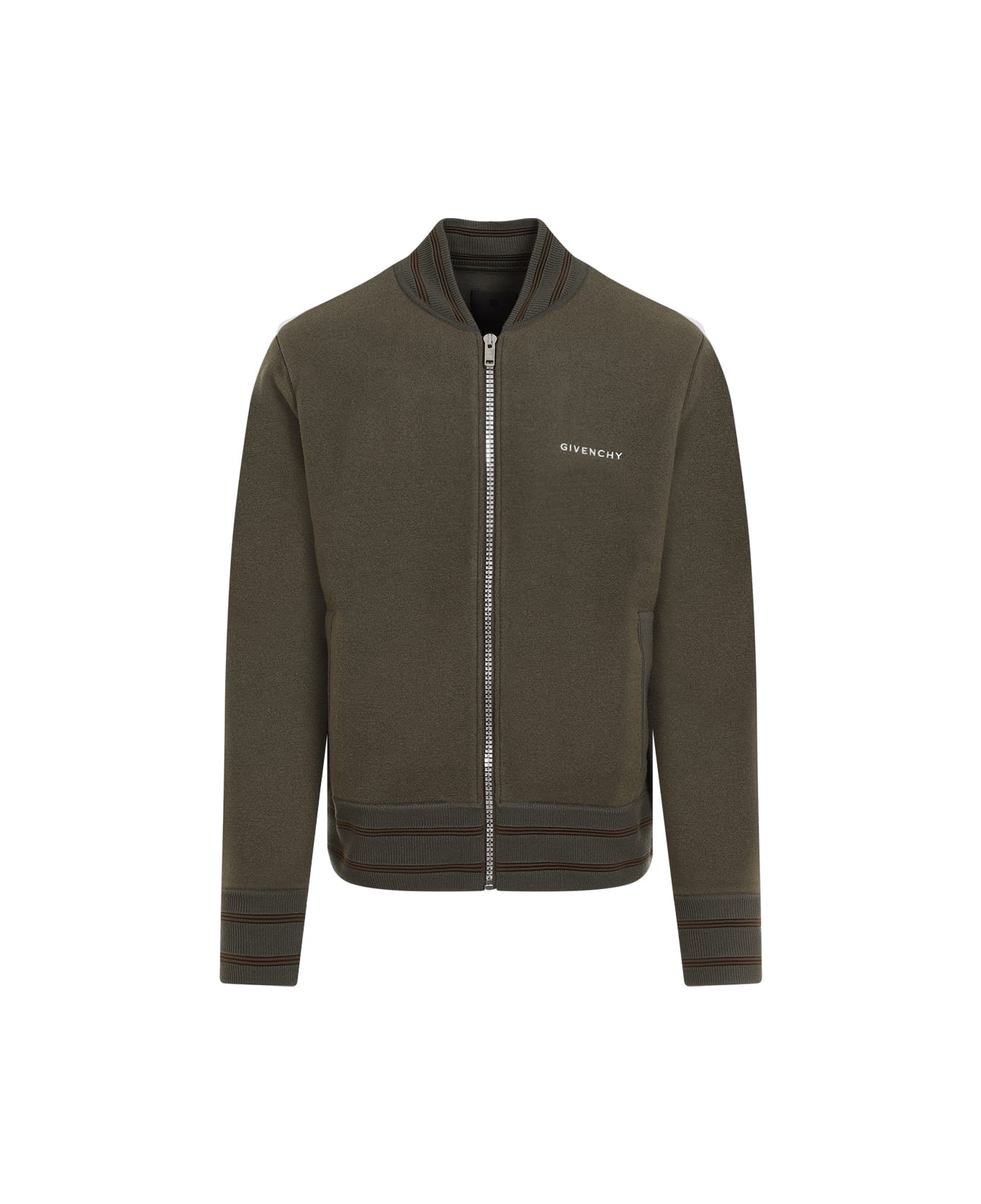 Knitted Varsity Jacket - 2