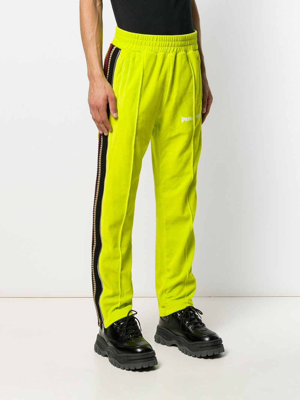 side stripe track pants - 3