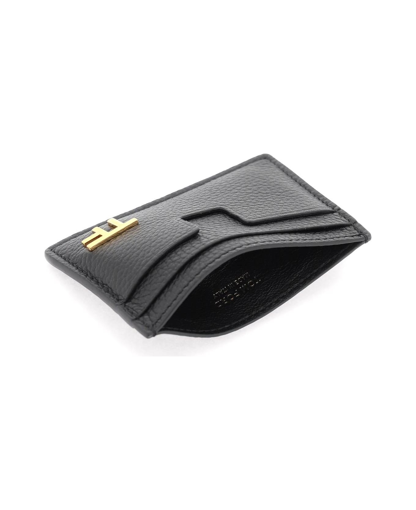 Pebbled Calfskin Card Holder - 2