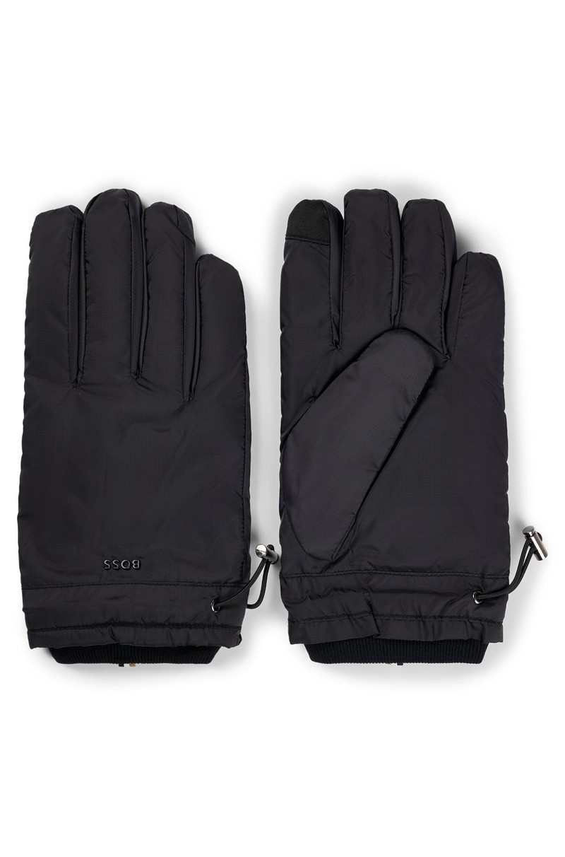 PADDED GLOVES IN RIPSTOP FABRIC WITH TOUCHSCREEN-FRIENDLY FINGERTIPS 1