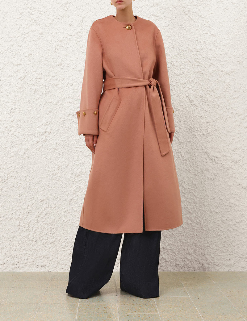 Zimmermann REBELLION WRAP COAT outlook