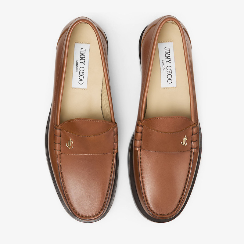 Ethan Loafer Tan Matt Brushed Leather Loafer 3