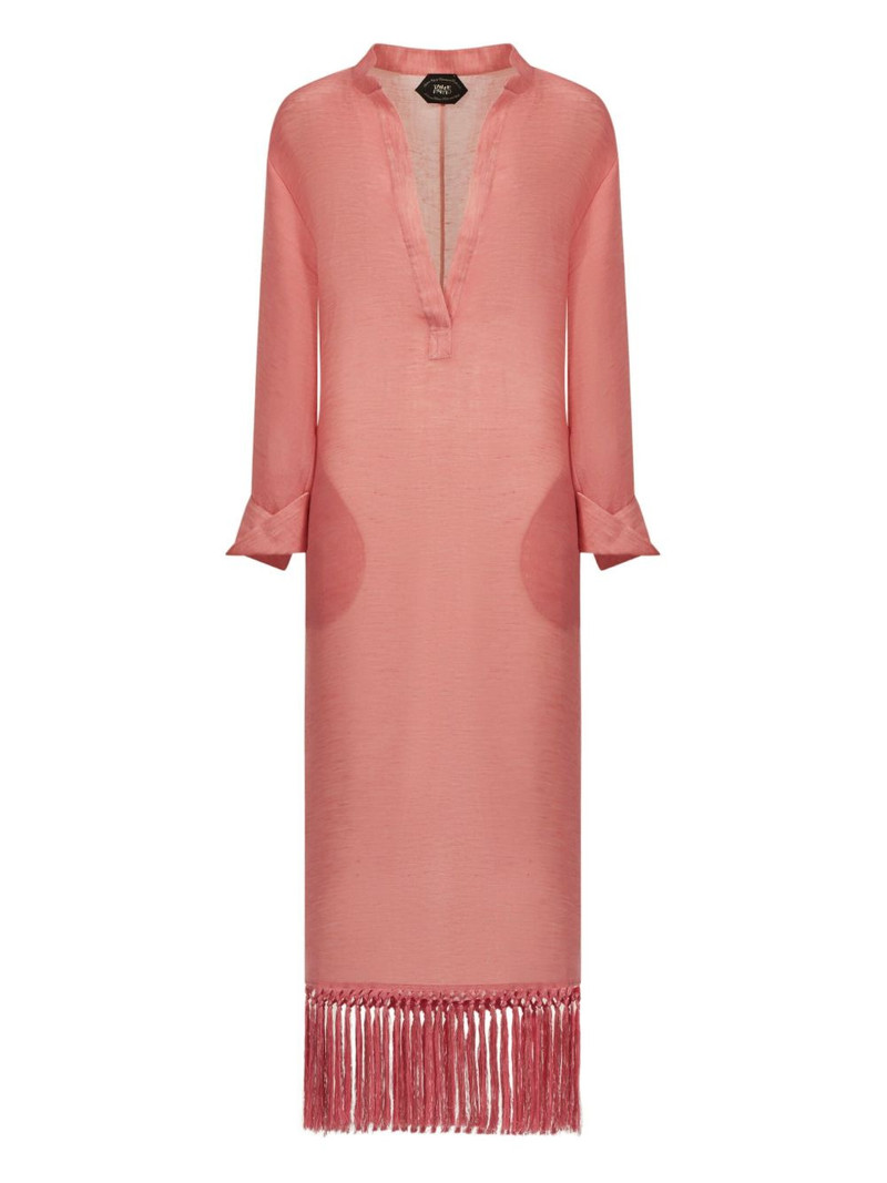 Bahamas fringe-hem maxi dress 1