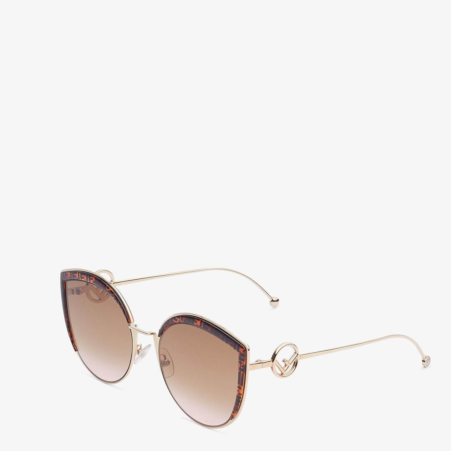 Rose-gold-colored sunglasses - 2