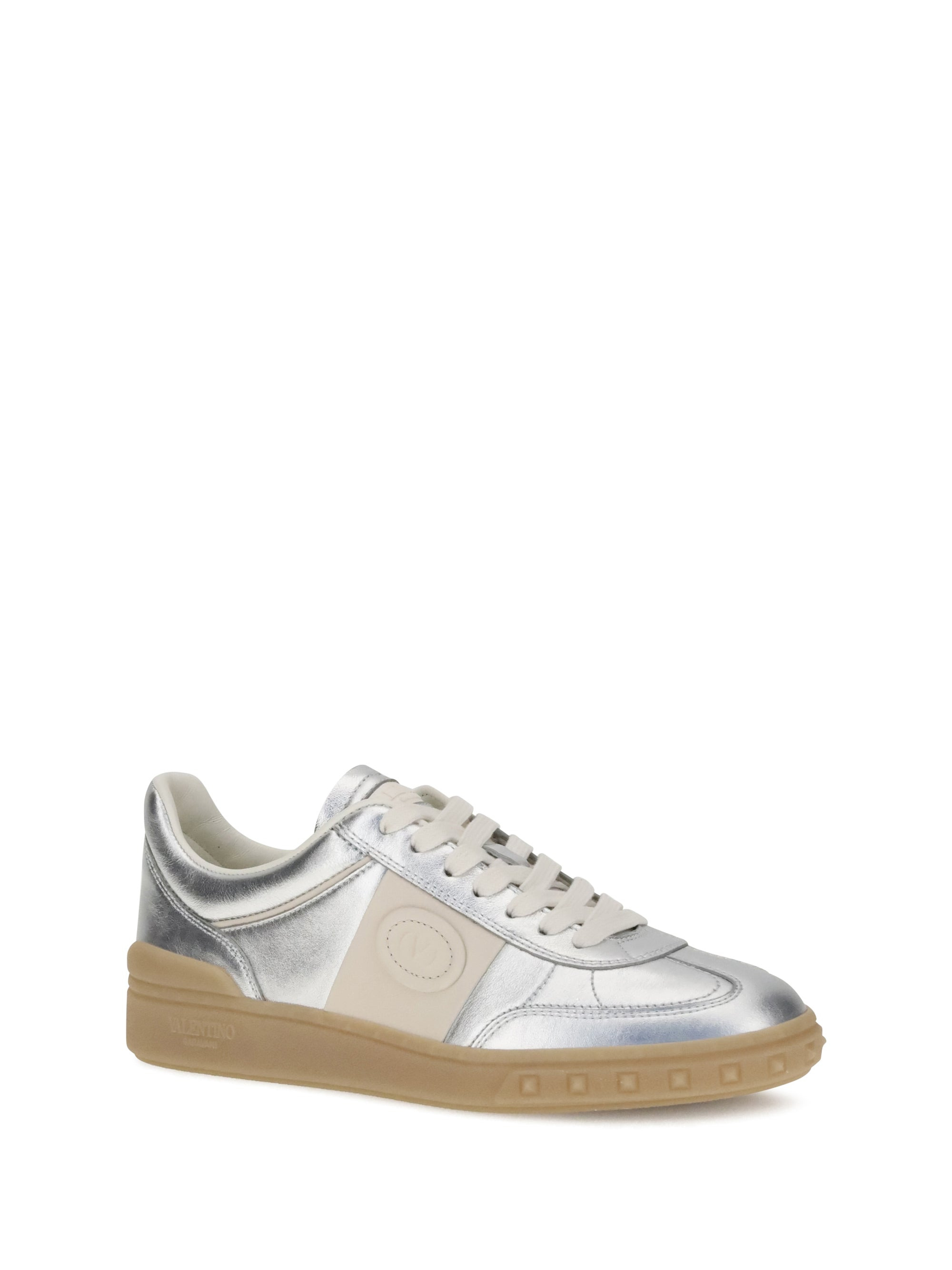 Valentino Garavani Women Laminated Leather Upvillage Sneakers - 2