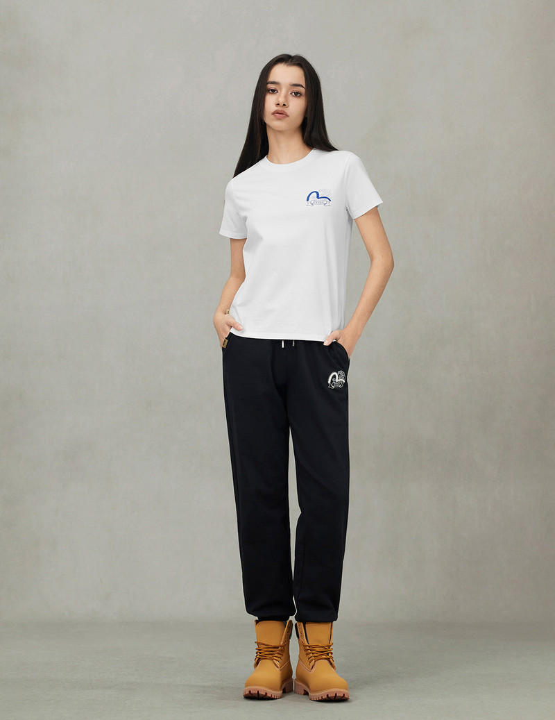 Nautical Theme Print and Embroidery Boyfriend T-Shirt 3
