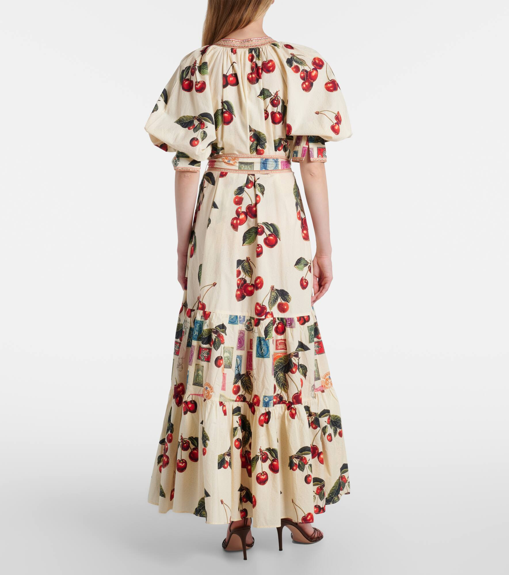 Notes From The Road printed cotton shirt dress - 3