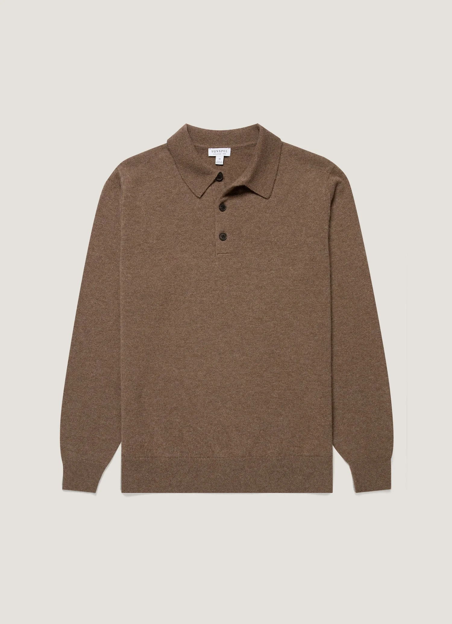 Cashmere Knitted Polo Shirt - 1
