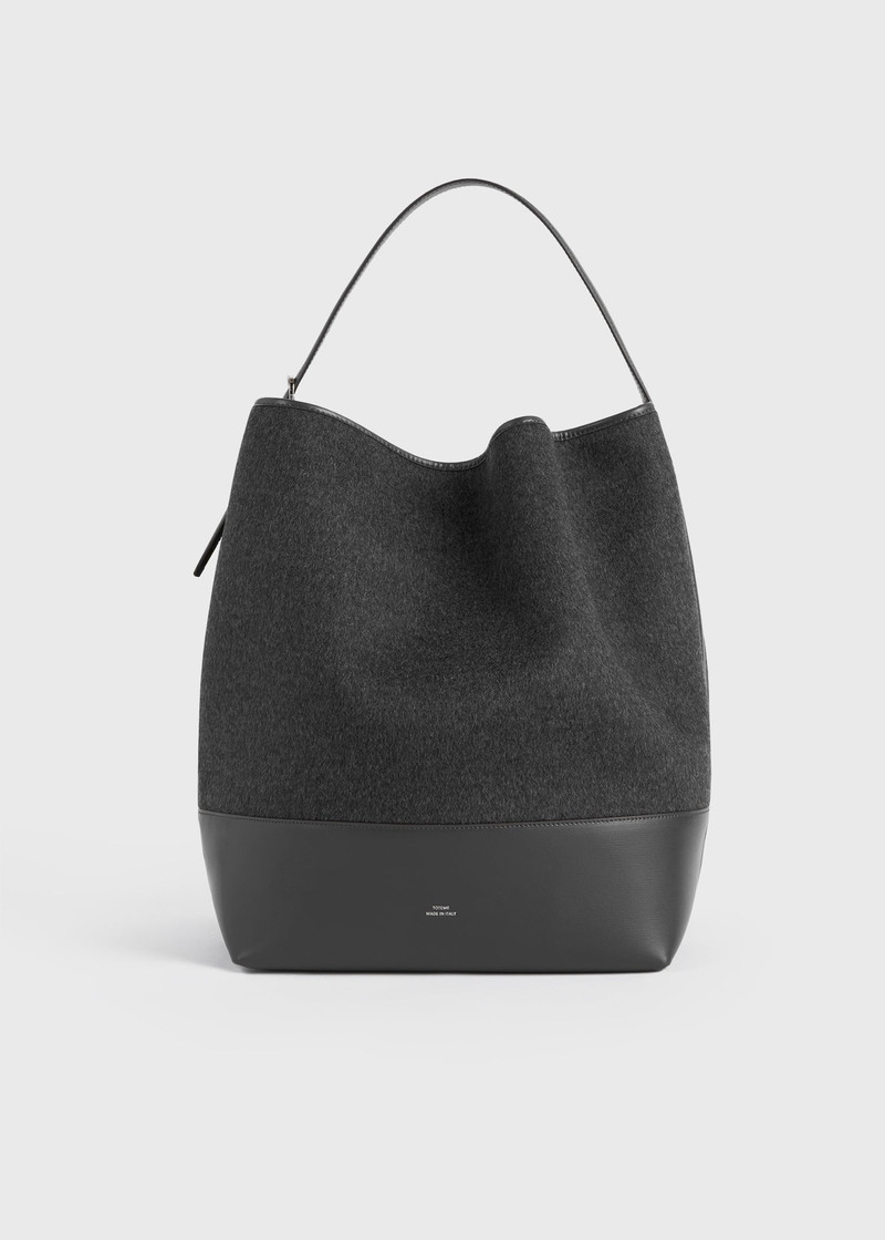 Belted doublé tote grey 8