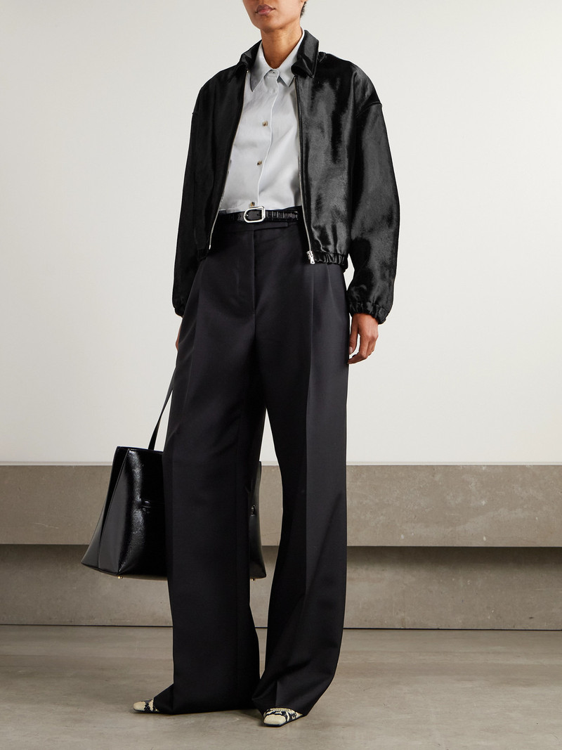 NOUR HAMMOUR Luna Cow Hair Jacket outlook