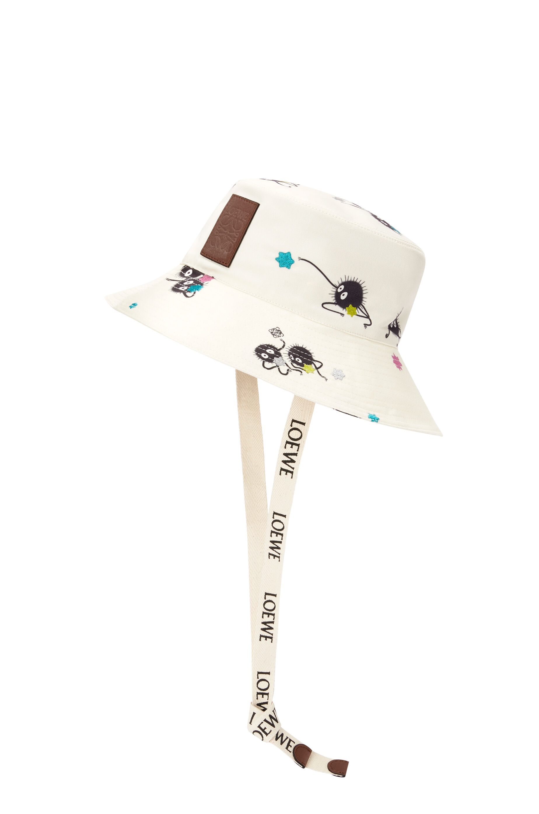 Susuwatari fisherman hat in canvas and calfskin - 3