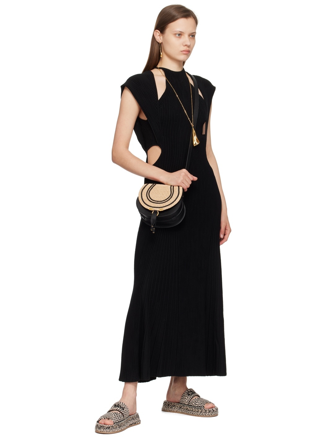 Black & Beige Marcie Bag - 4