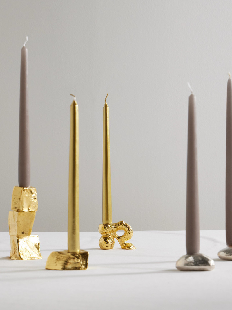 ALIGHIERI The Lion Paw Gold-plated Candlestick outlook