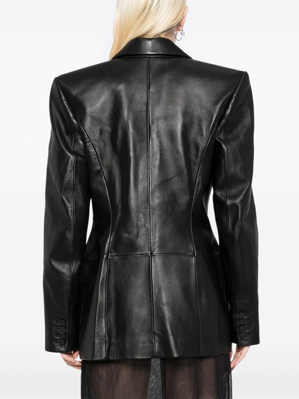 ring fastening blazer - 4