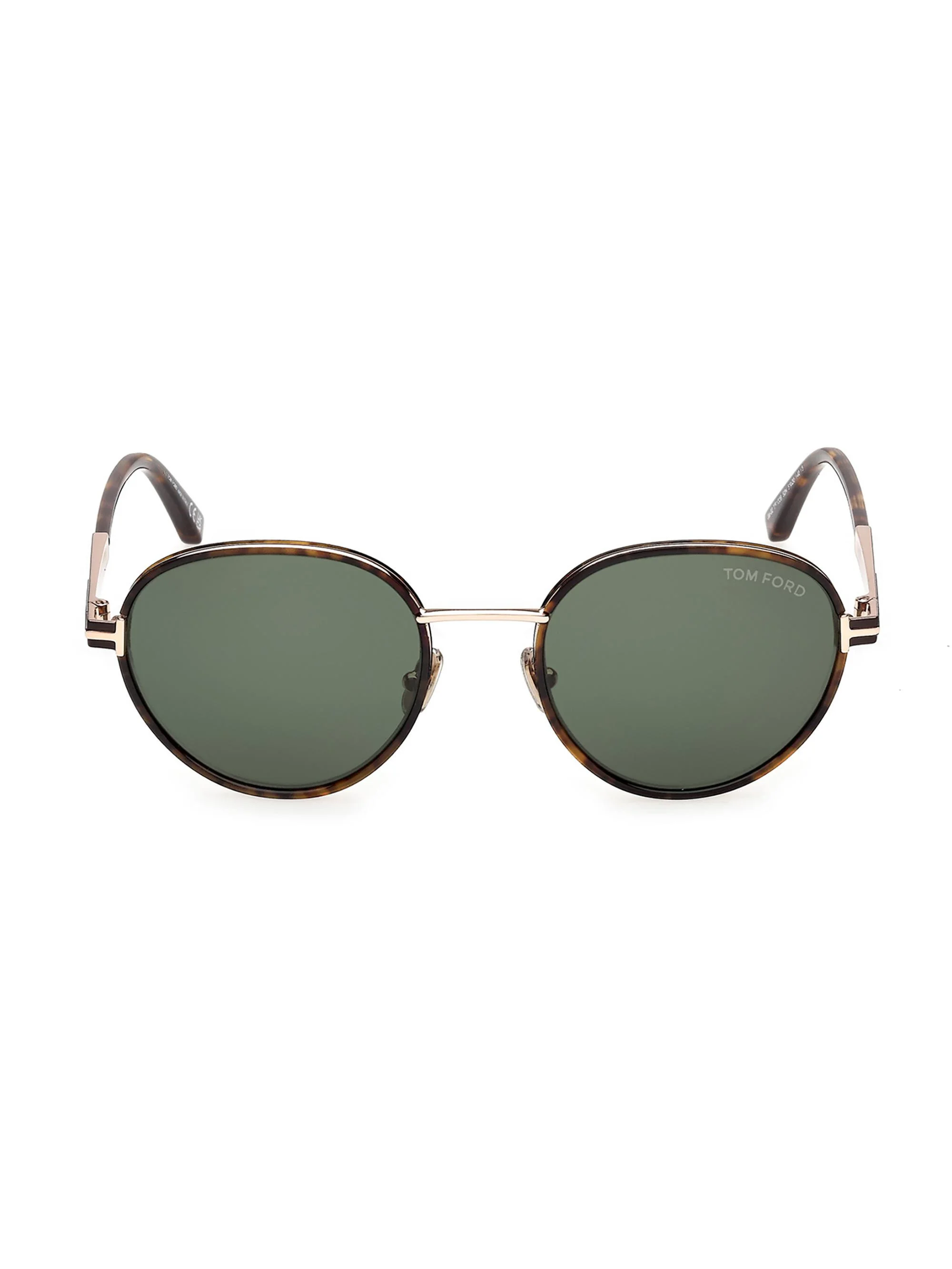 Women's Jet 51MM Round Sunglasses - Brown Green - 1