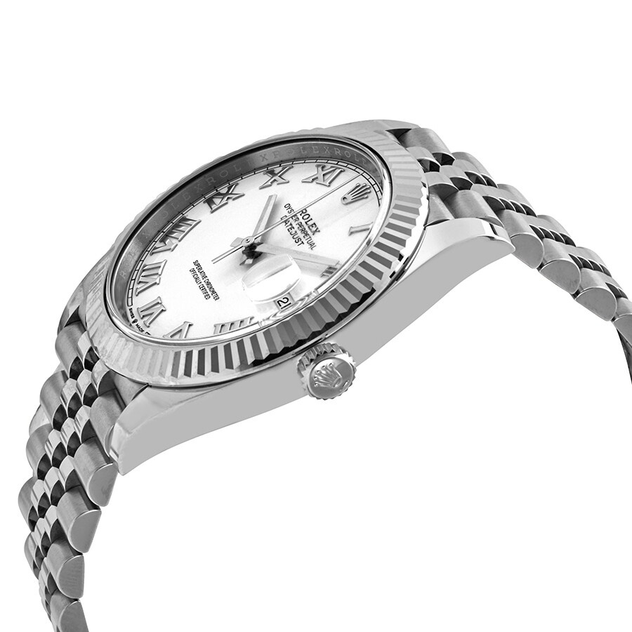 Rolex Datejust 41 White Dial Automatic Men's Jubilee Watch 126334WRJ - 2