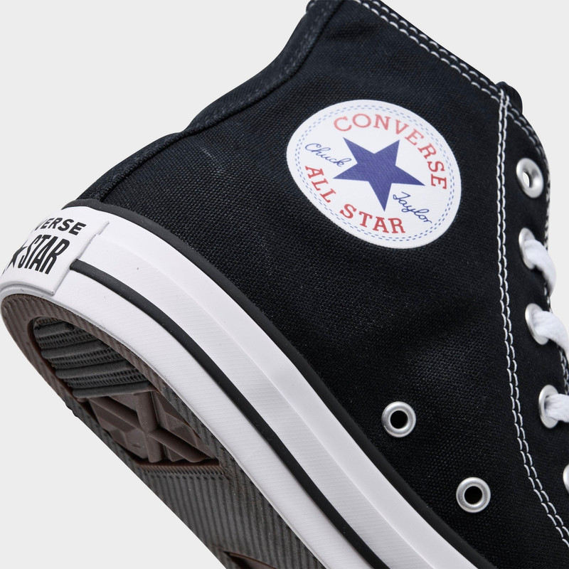 Converse Chuck Taylor All Star Hi Black White (Women's) 3