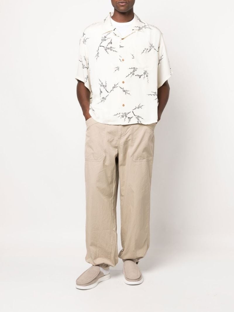 visvim Harmon printed short-sleeve shirt | REVERSIBLE