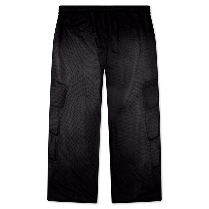 SATOSHI NAKAMOTO MESH MOTO LOUNGE PANT - BLACK outlook