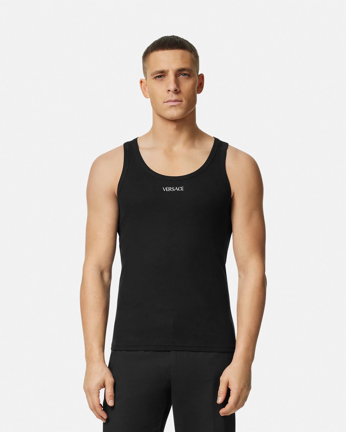 Logo Ribbed Tank Top - 4