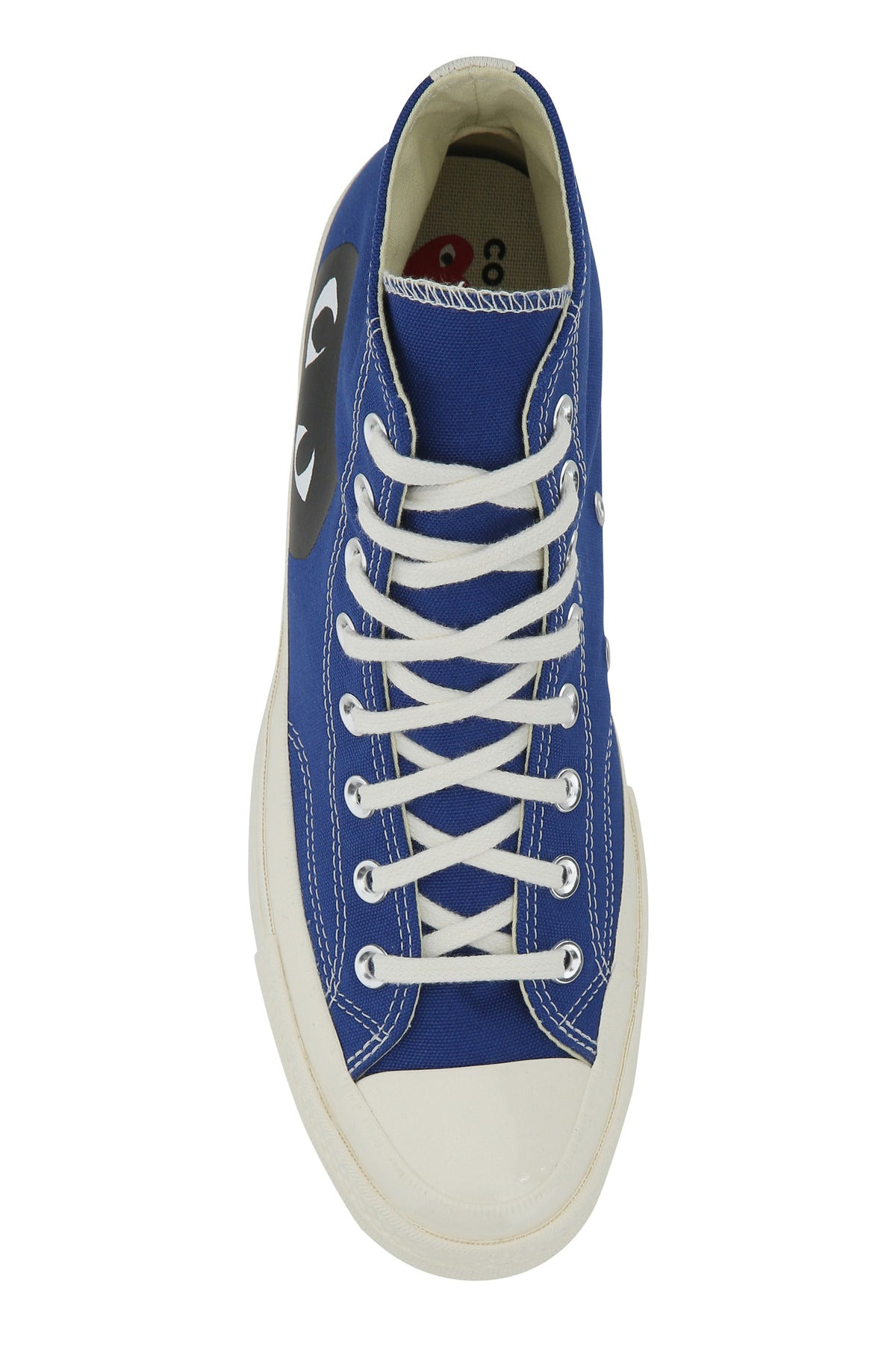 Blue canvas sneakers - 4