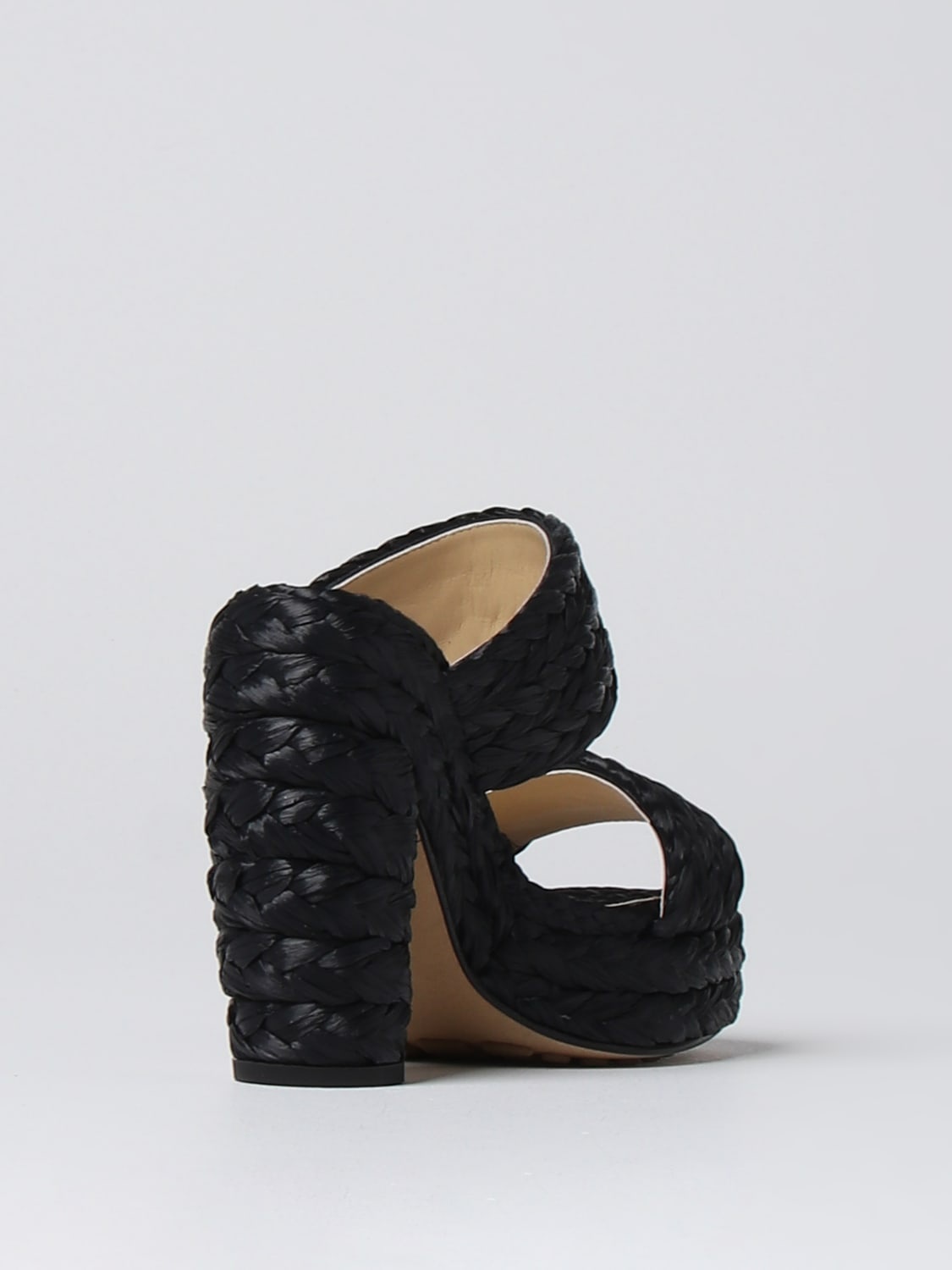 Bottega Veneta sandal in woven raffia - 3