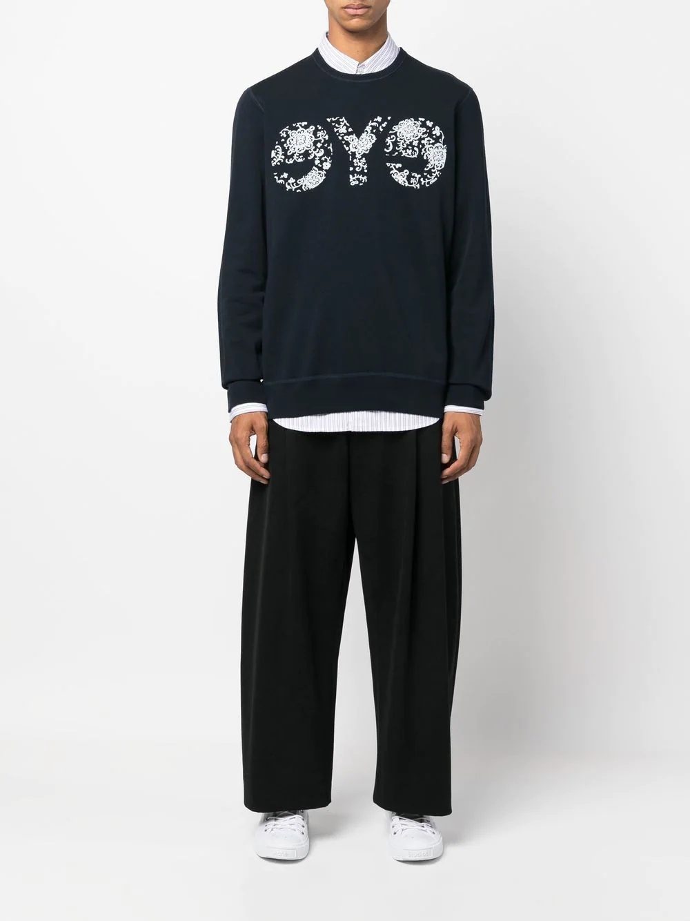 Eye text-print sweatshirt - 2