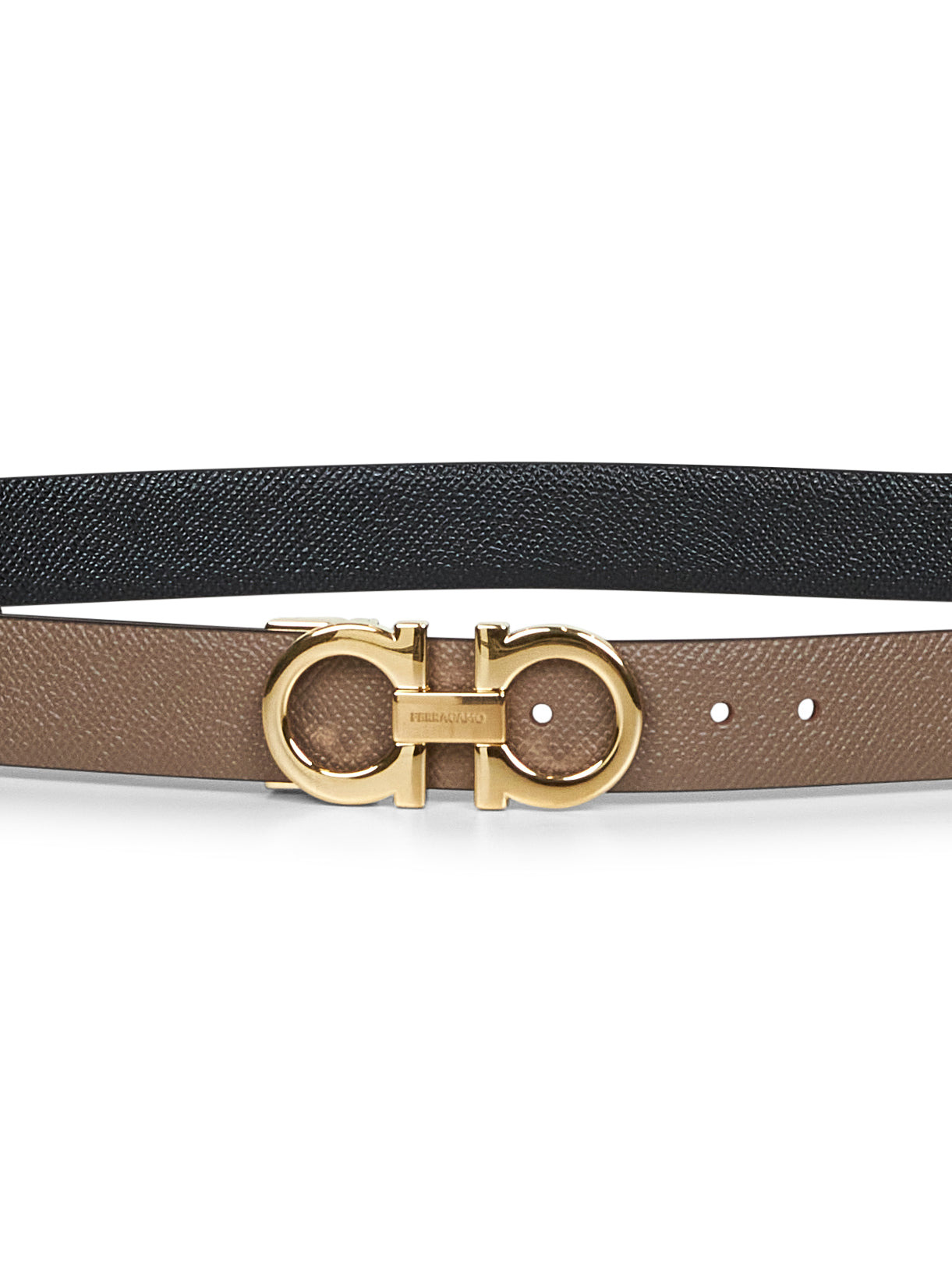 Gancini reversible leather belt - 2