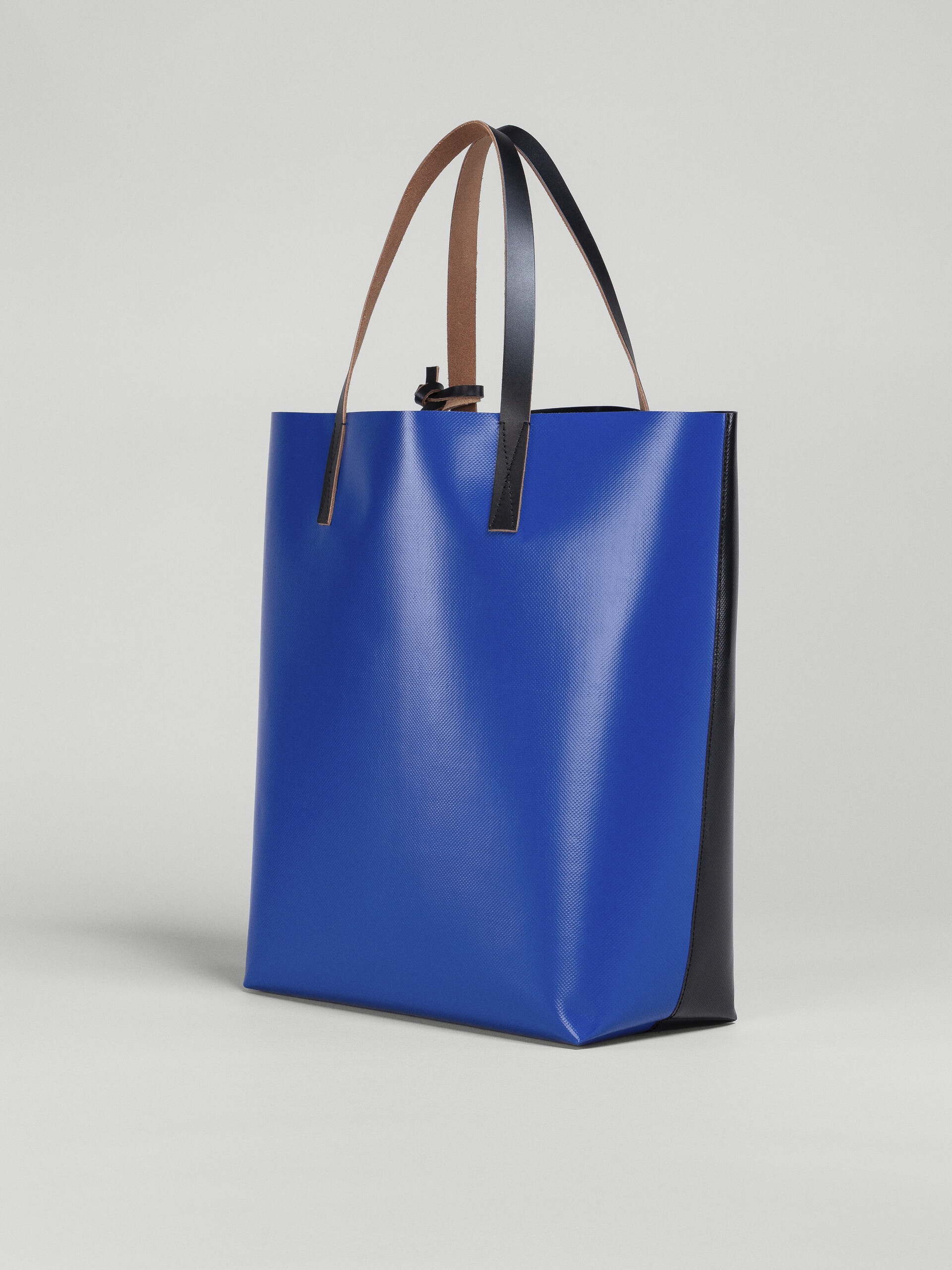 BLACK AND BLUE TRIBECA SHOPPING BAG - 3