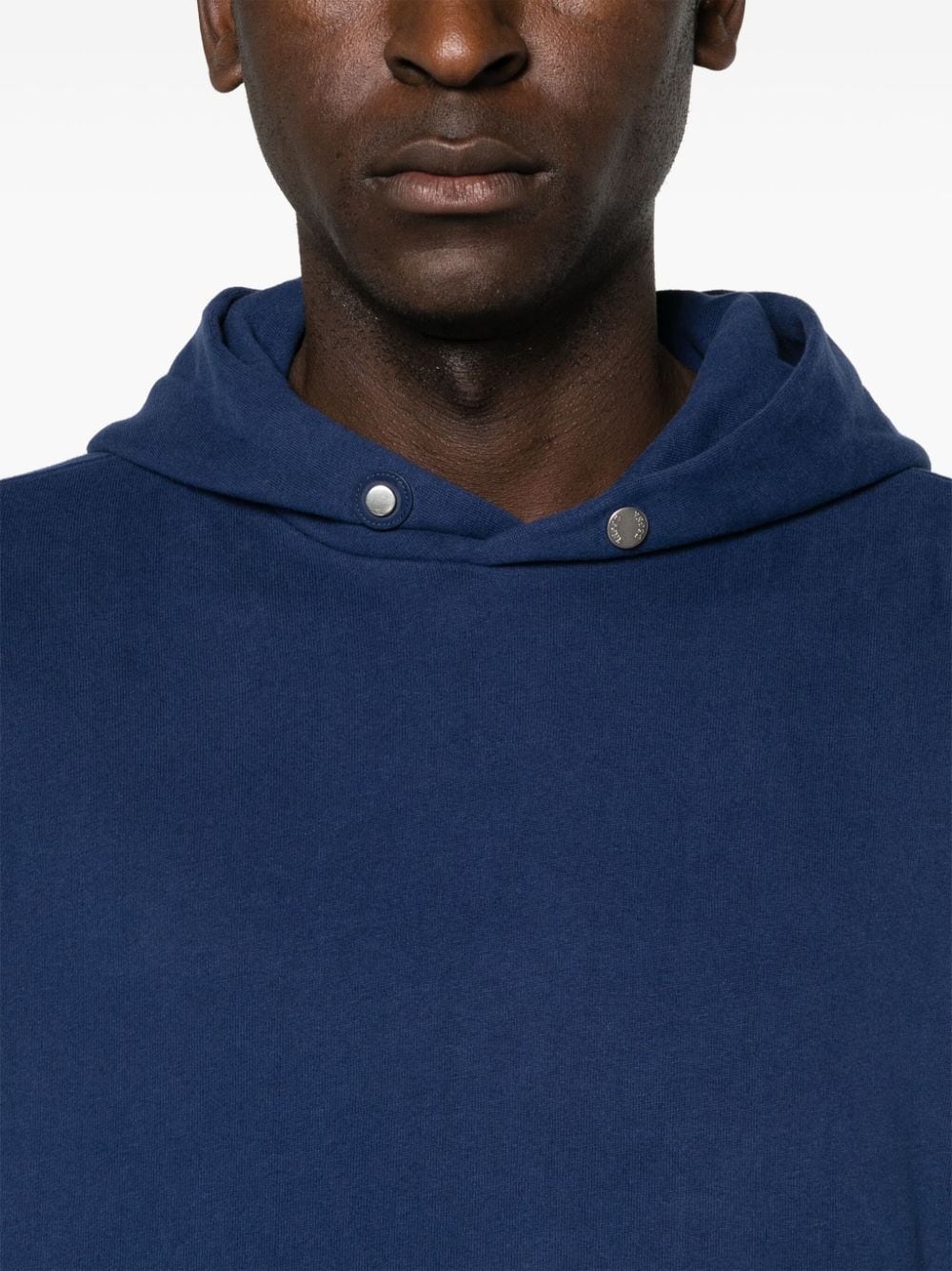 drop-shoulder jersey hoodie - 5