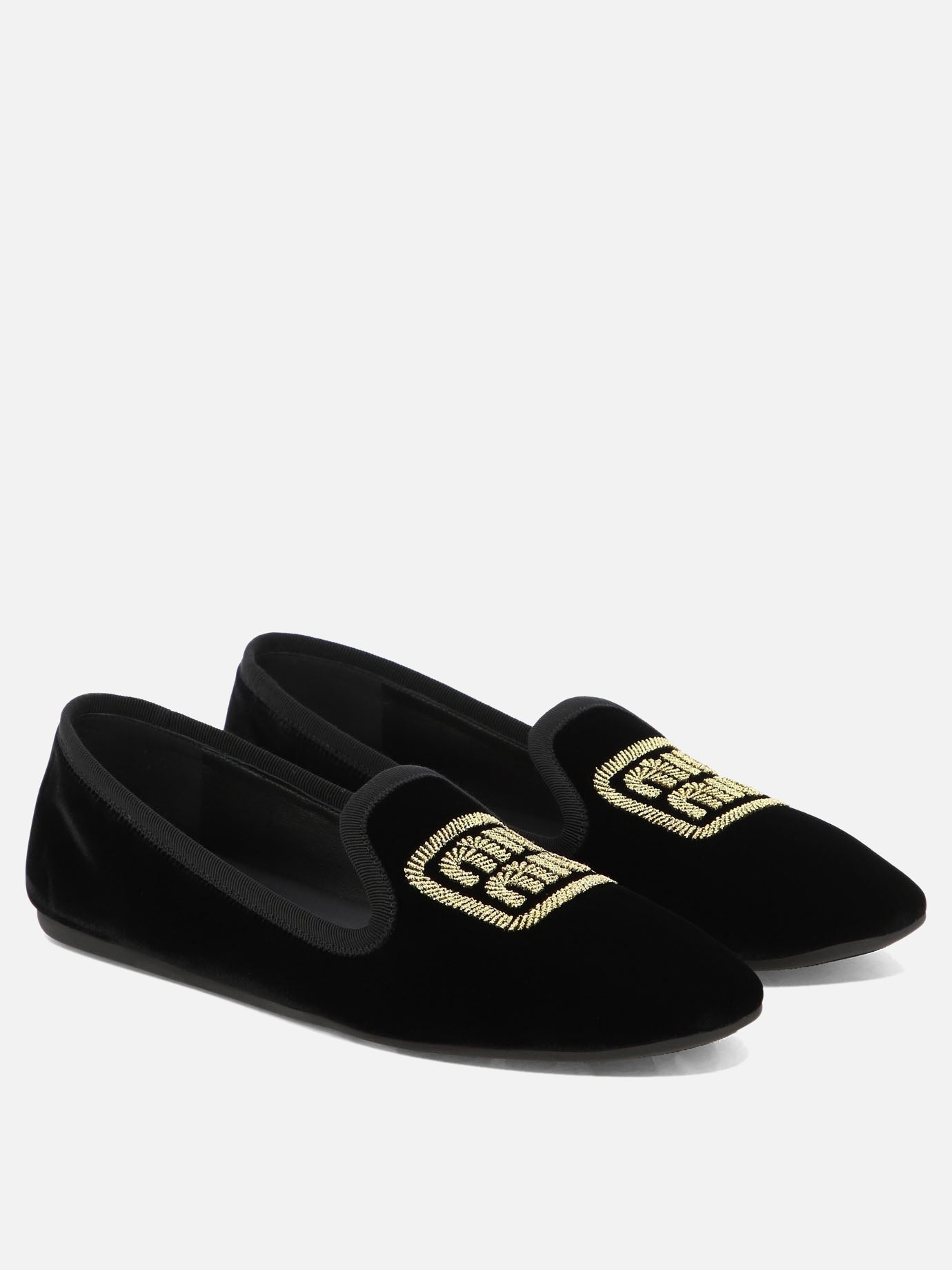 ローファー・オックスフォード MiuMiu | Velvet slippers 5S090E_068_F0002_F_005 ローファー・オックスフォード MiuMiu | Velvet slippers