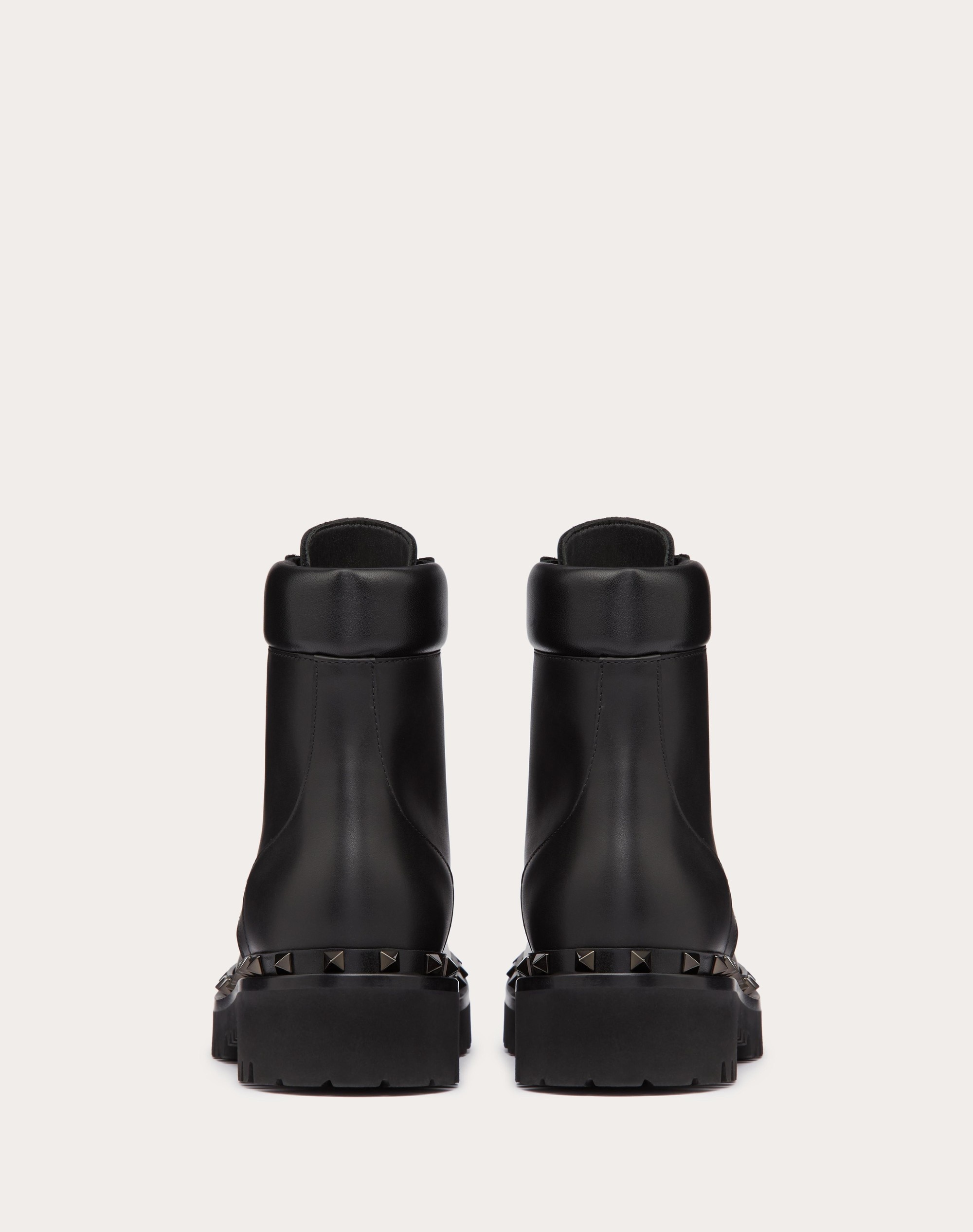 ROCKSTUD CALFSKIN COMBAT BOOT WITH MATCHING STUDS 50MM - 3