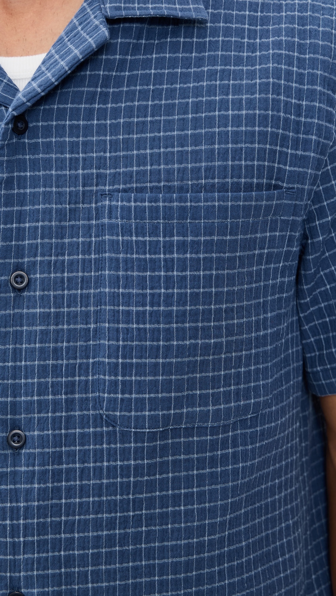 Provence Plaid Collar Shirt - 5