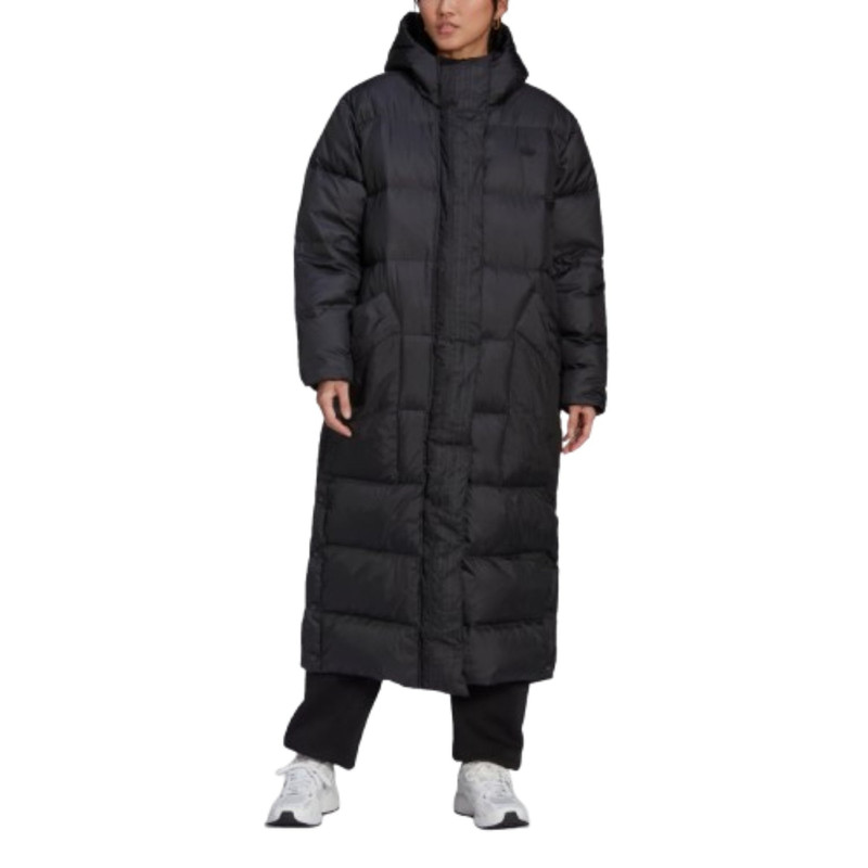 adidas adidas Long Down Jacket 'Black' HK5241 outlook