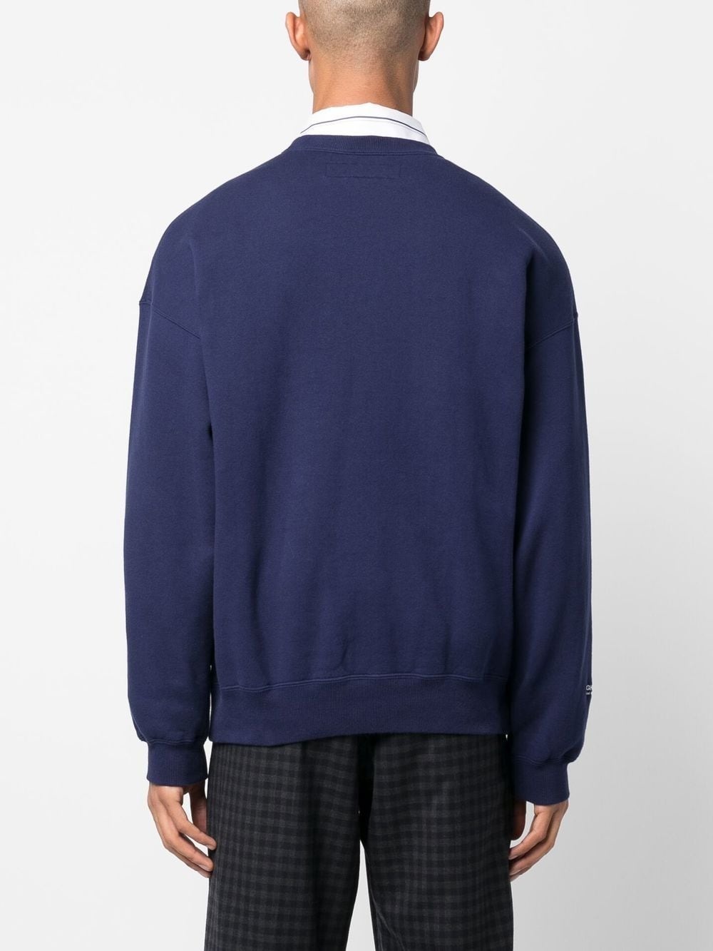 logo-patch detail sweatshirt - 4