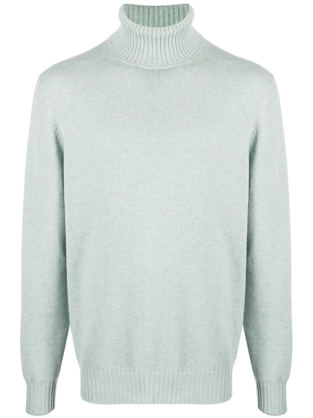 cashmere roll-neck jumper - 1