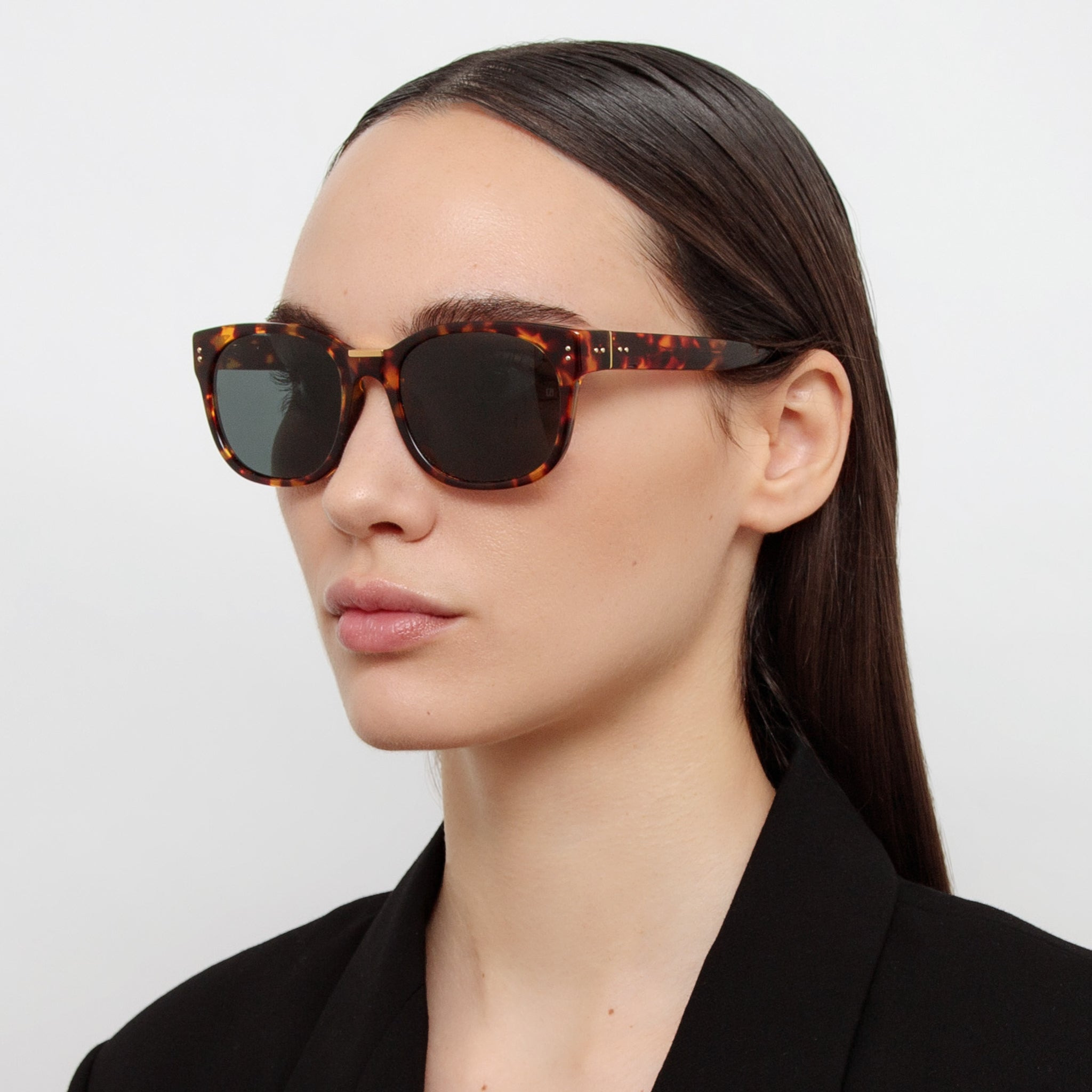 CEDRIC RECTANGULAR SUNGLASSES IN TORTOISESHELL - 3