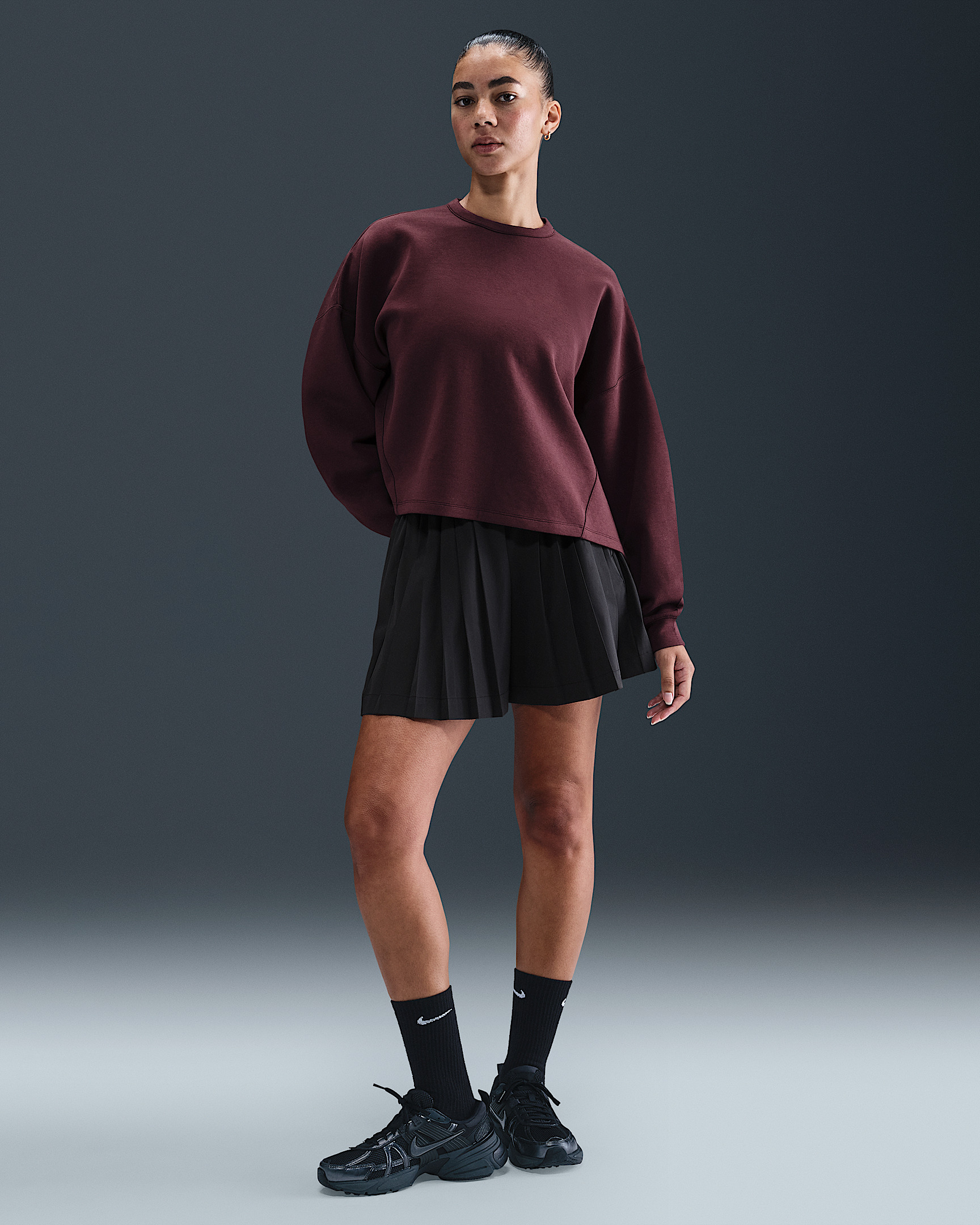 Nike 24.7 ImpossiblySoft Women's Dri-FIT Oversized Crew-Neck Top - 4