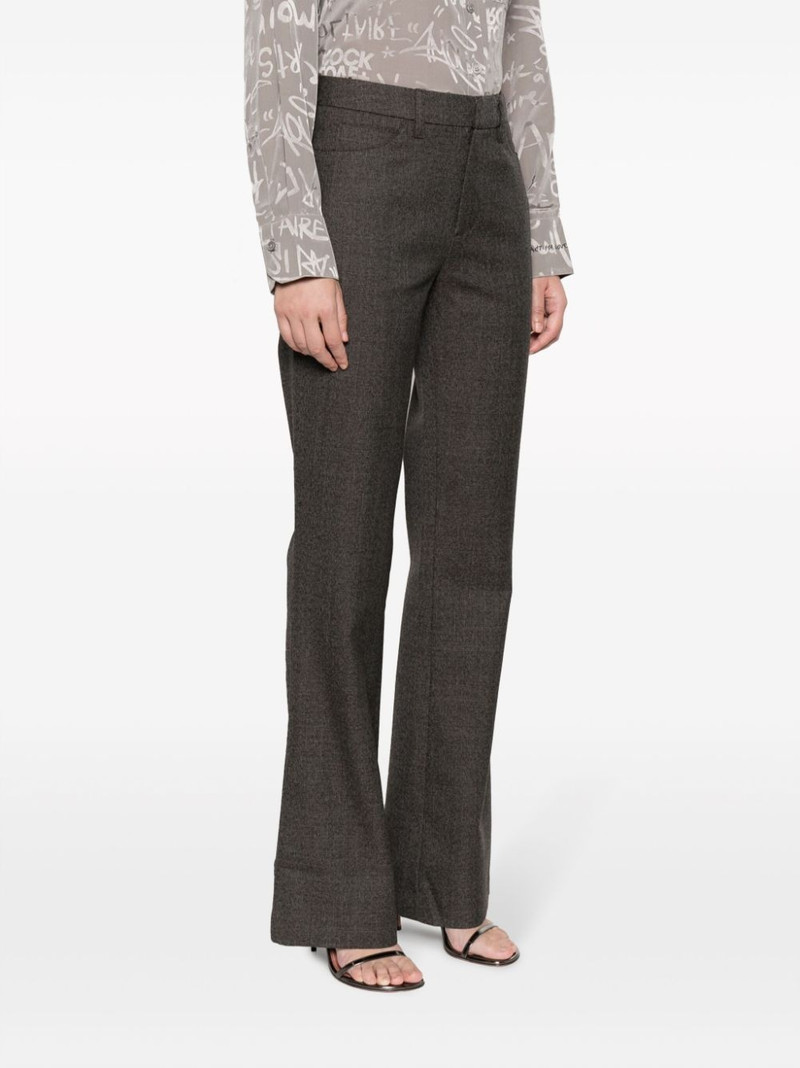 tailored flared wool trousers 3