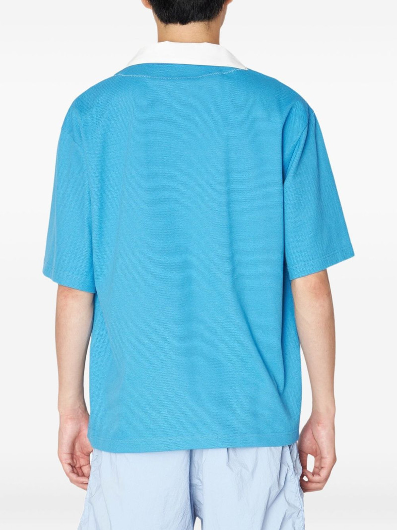 contrast-collar short-sleeve polo shirt 3