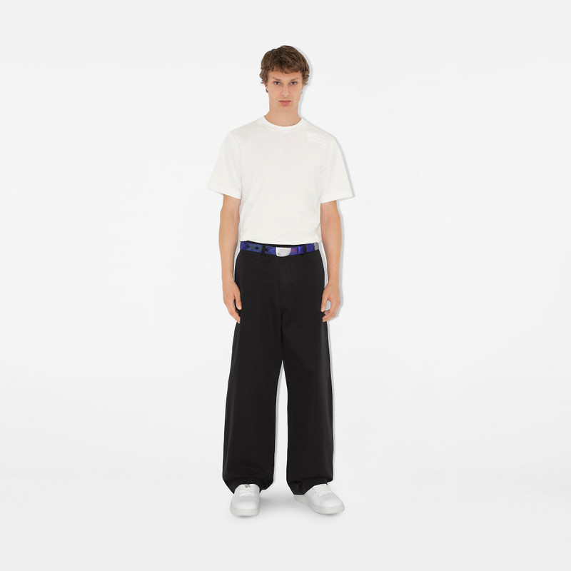 Burberry Check Webbing Shield Belt outlook