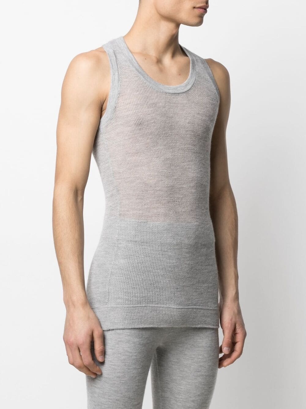 racerback wool vest top - 4