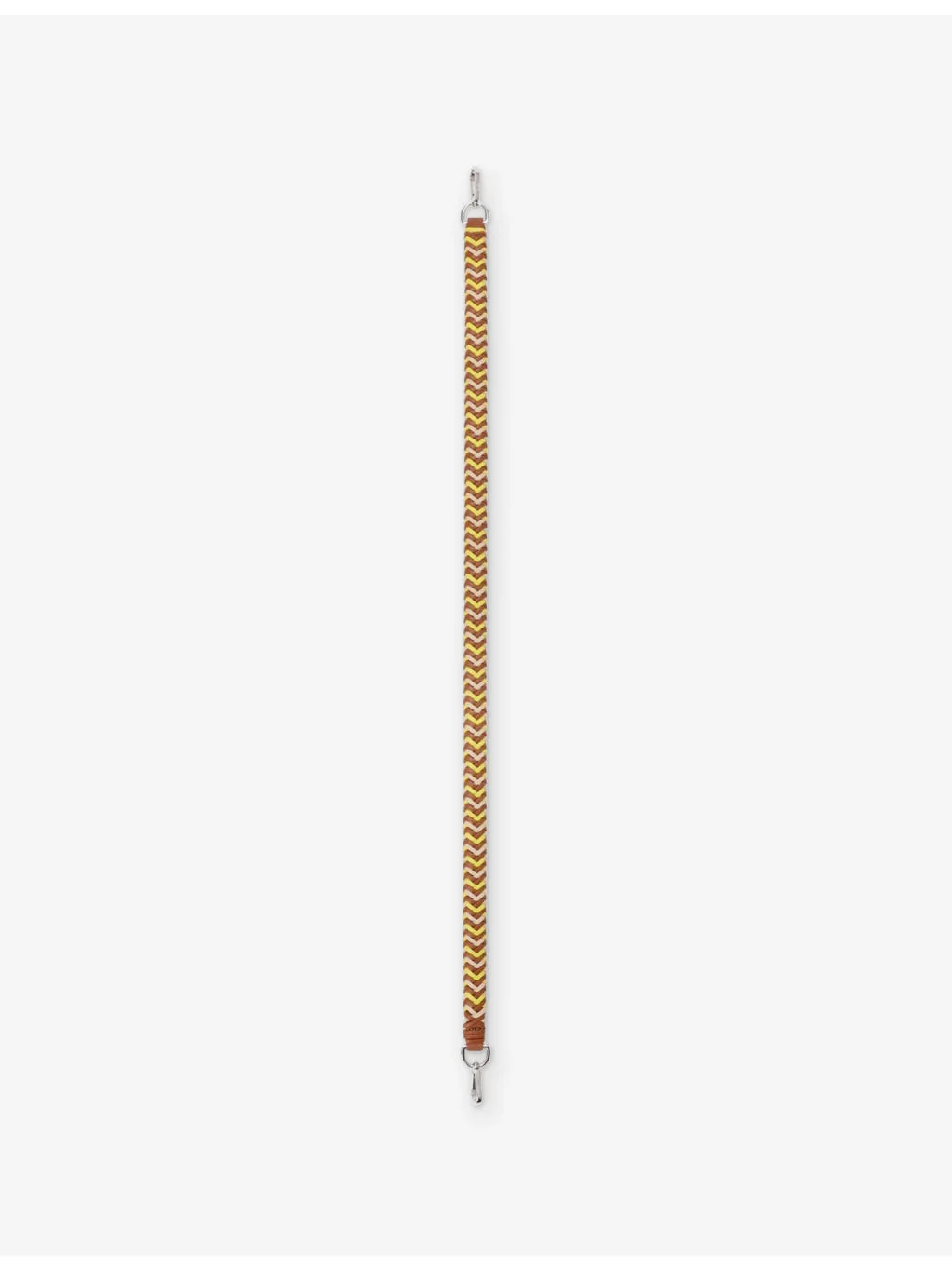 Geometric Woven Leather Strap - 1