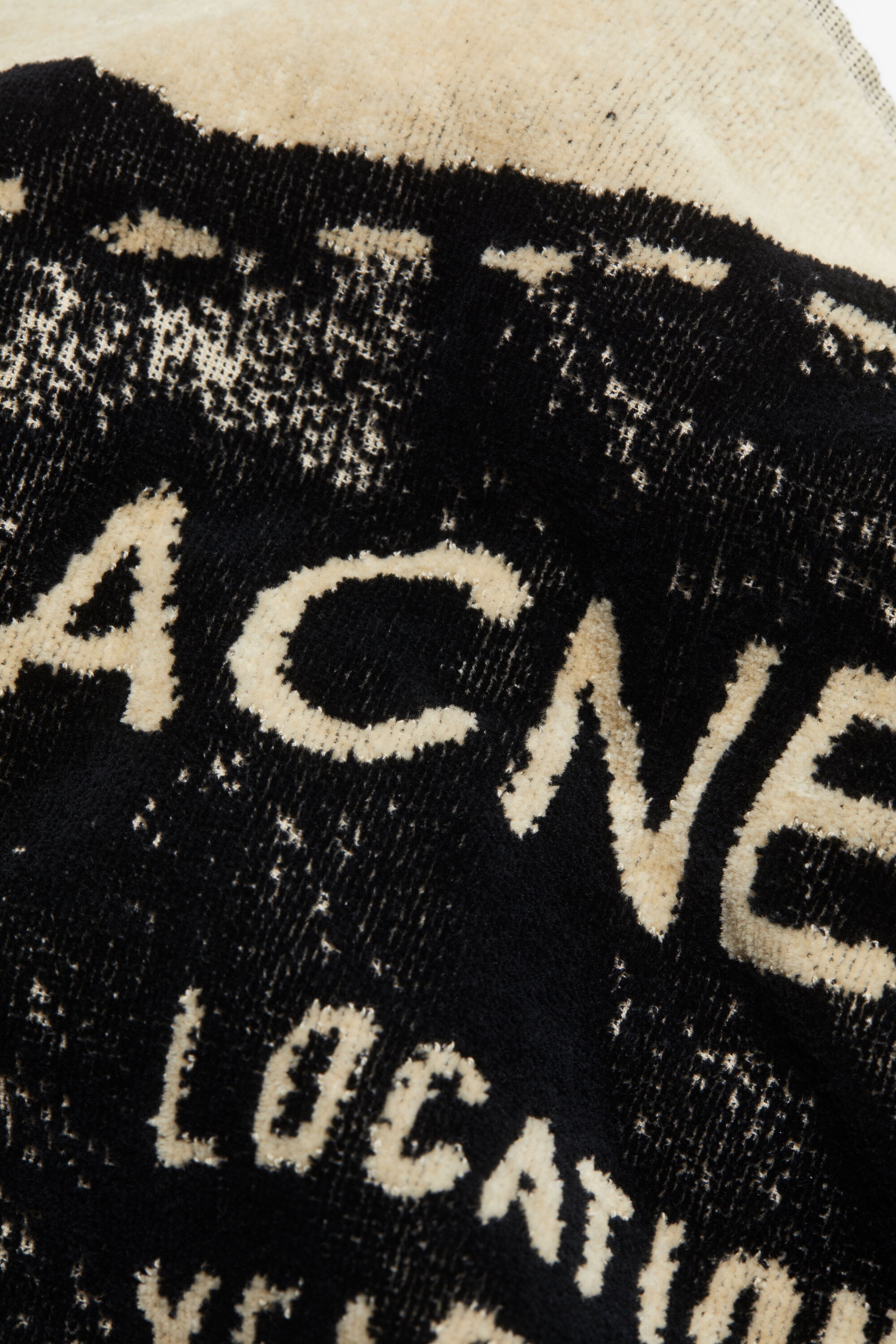 Logo towel - Beige/black - 4