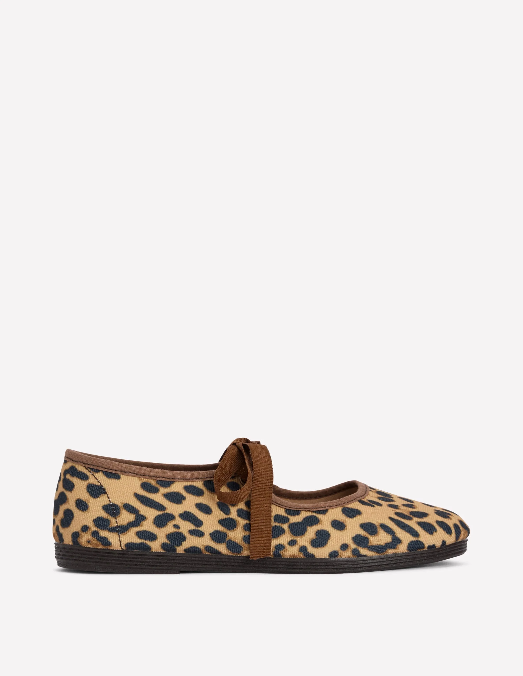 Flexi Tie Mary Jane-Leopard - 1