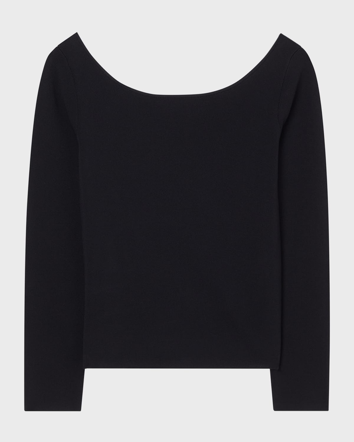 Off-The-Shoulder Long-Sleeve Top - 1