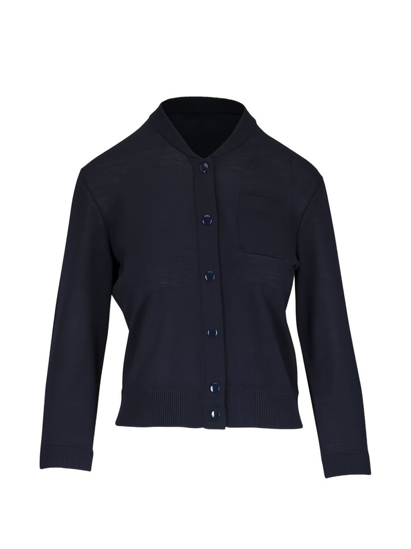 pocket button knit top 1