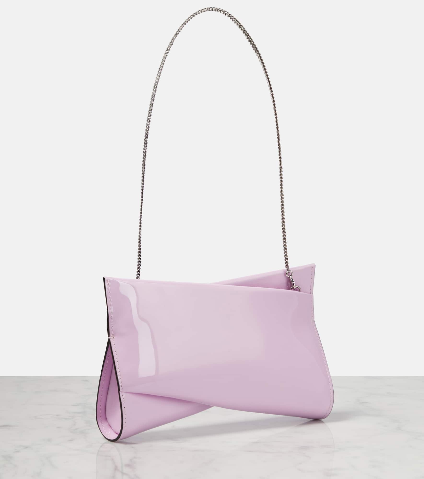 Loubitwist Small patent leather clutch - 4